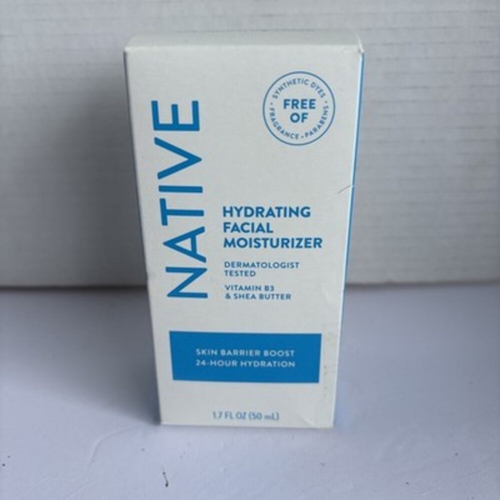 Native Hydrating Facial Moisturizer Vitamin B3 1.7 Oz NEW